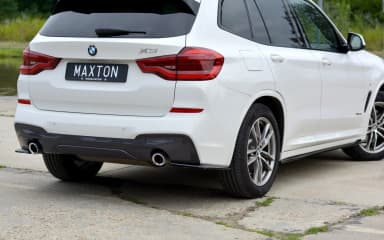Задні сплітери boczne Maxton BMW X3 G01 M-пакет (чорний глянець) - фото My Tuning Lab