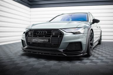 Передній сплітер Maxton Audi A6 Allroad C8 - фото My Tuning Lab