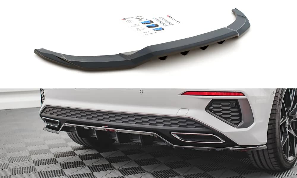 Задній сплітер (Z Dyfuzorem) Maxton Audi A3 S-Line Sportback 8Y - фото My Tuning Lab