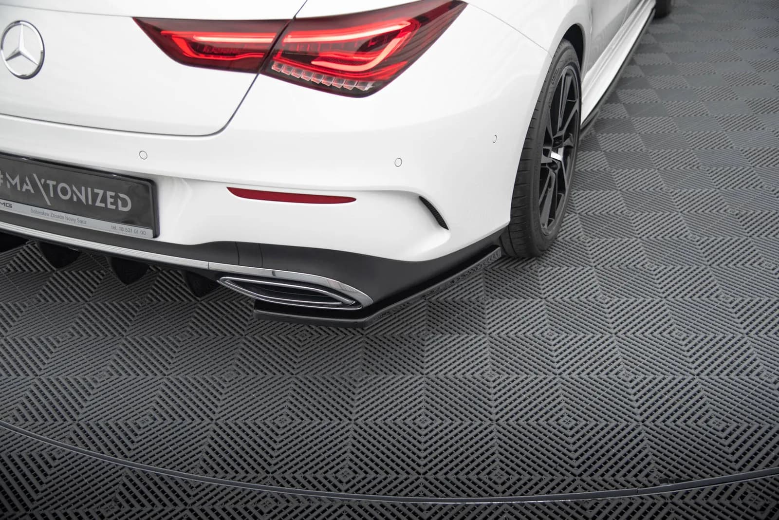 Задні сплітери Boczne Maxton Mercedes-Benz CLA AMG-Line X118 - фото My Tuning Lab