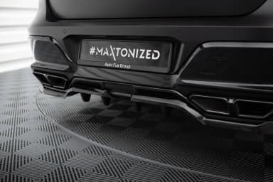 Задній сплітер (Z Dyfuzorem) Maxton BMW M760e G70 - фото My Tuning Lab
