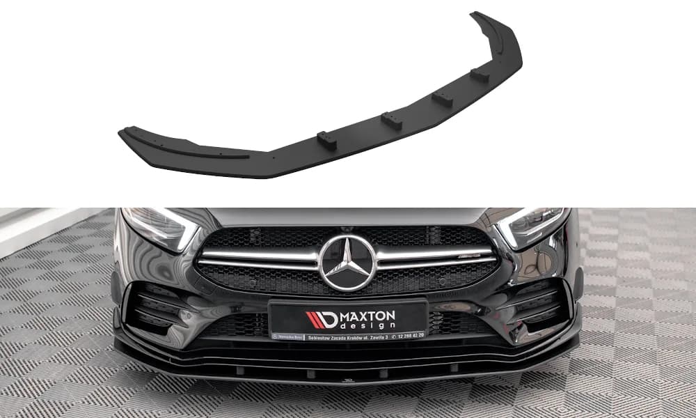 Передній сплітер Street Pro Maxton Mercedes A35 AMG / AMG-Line Aero Pack W177 - фото My Tuning Lab