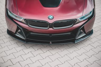 Передній сплітер Maxton BMW i8 (чорний глянець) - фото My Tuning Lab