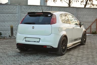 Задні сплітери boczne Maxton Fiat Grande Punto Abarth (чорний глянець) - фото My Tuning Lab