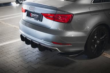 Задній дифузор Street Pro Maxton Audi S3 Sedan 8V - фото My Tuning Lab