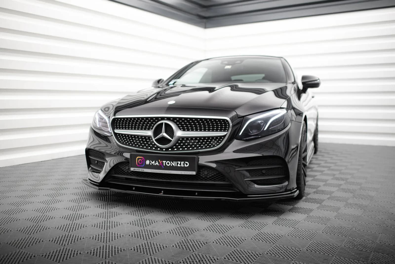 Передній сплітер V.1 Maxton Mercedes-Benz E-Class W213 Coupe (C238) / Cabriolet (A238) AMG-Line / 53 AMG - фото My Tuning Lab
