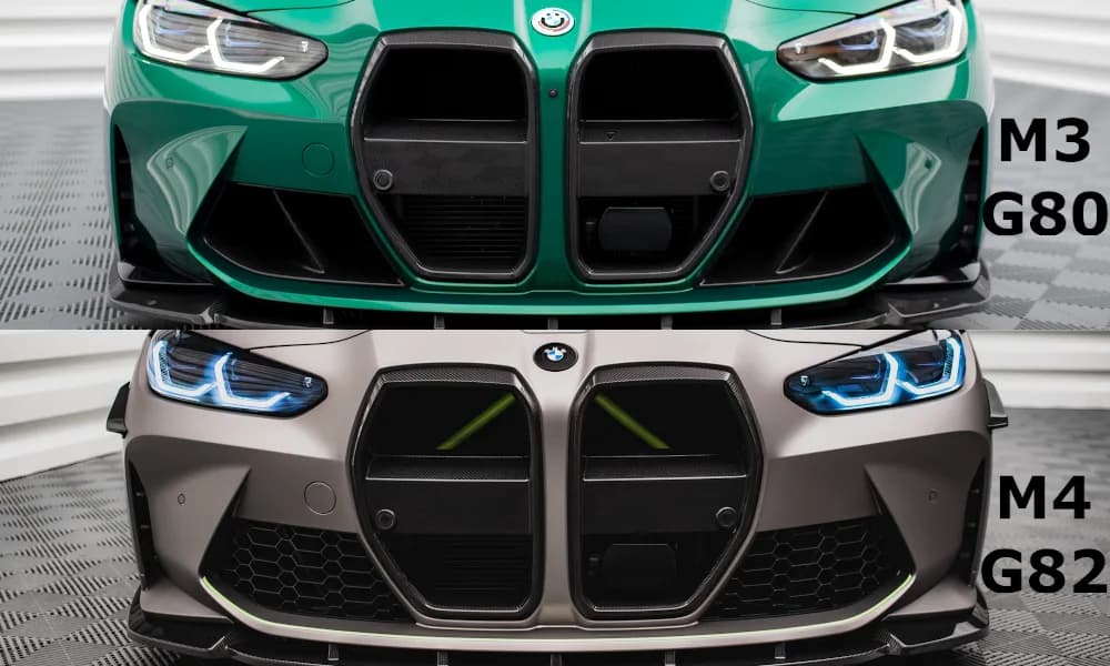 Karbonowy Передня решітка Prepreg Maxton BMW M4 G82 / M3 G80 - фото My Tuning Lab