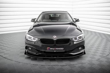 Передній сплітер Street Pro + Flaps Maxton BMW 4 Gran Coupe F36 - фото My Tuning Lab