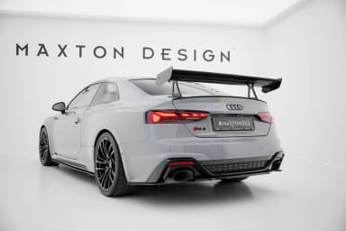 Karbonowy Spoiler Z Górnymi Mocowaniami Maxton Audi A5 / A5 S-Line / S5 / RS5 Coupe F5 / F5 Facelift - фото My Tuning Lab