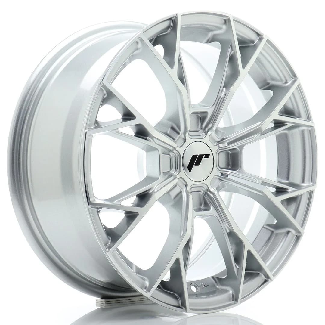 Легкосплавний диск 16" Japan Racing JR49 16x7 ET20-42 4H BLANK срібний з фрезерованою лицьовою частиною - фото My Tuning Lab