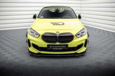 Канарди (аеродинамічні накладки переднього бампера) Maxton BMW 1 M-пакет / M135i / 128ti F40 - фото My Tuning Lab