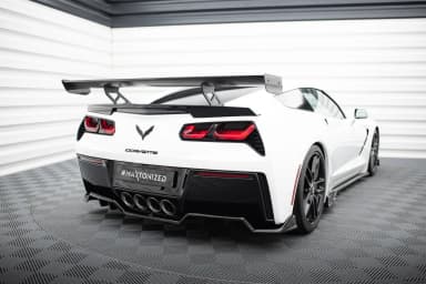 Karbonowy Spoiler Z Wewnętrznymi Wspornikami Maxton Chevrolet Corvette Stingray / Grand Sport C7 - фото My Tuning Lab