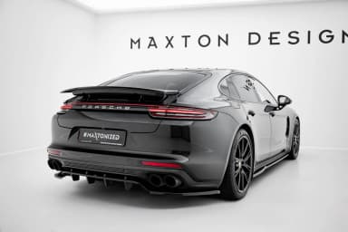 Задній сплітер (Z Dyfuzorem) Maxton Porsche Panamera Turbo S E-Hybrid / Panamera E-Hybrid / Panamera 4S 971 - фото My Tuning Lab