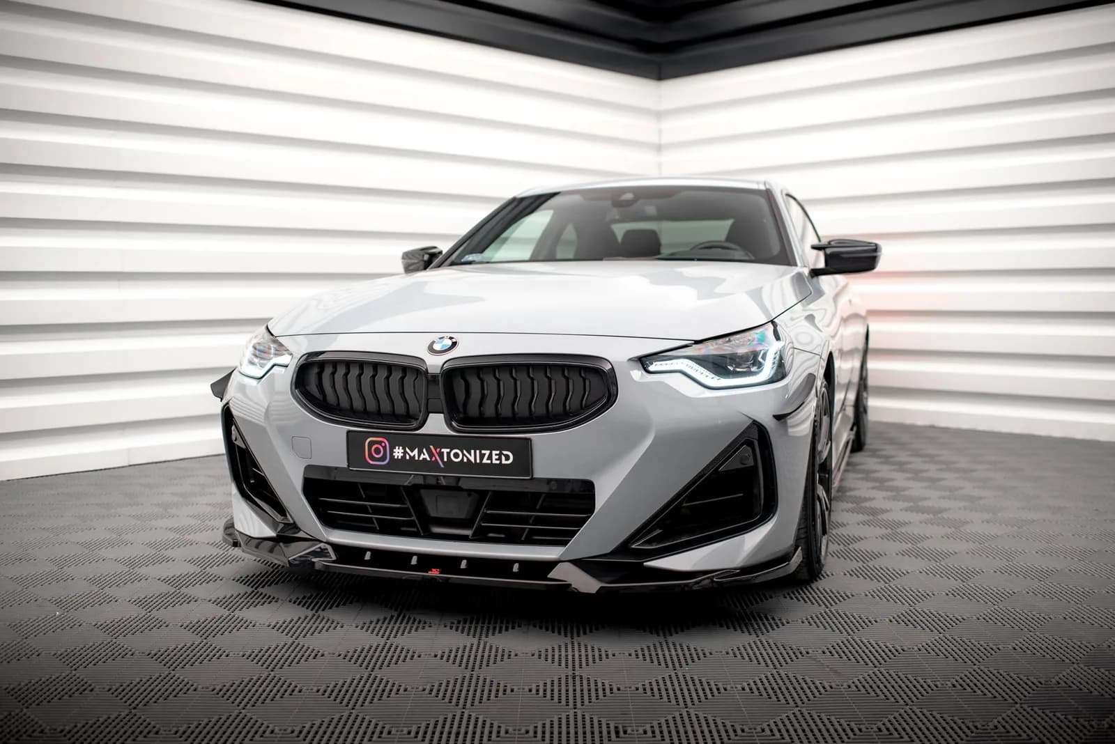 Передній сплітер V.2 Maxton BMW 2 Coupe M-пакет / M240i G42 - фото My Tuning Lab