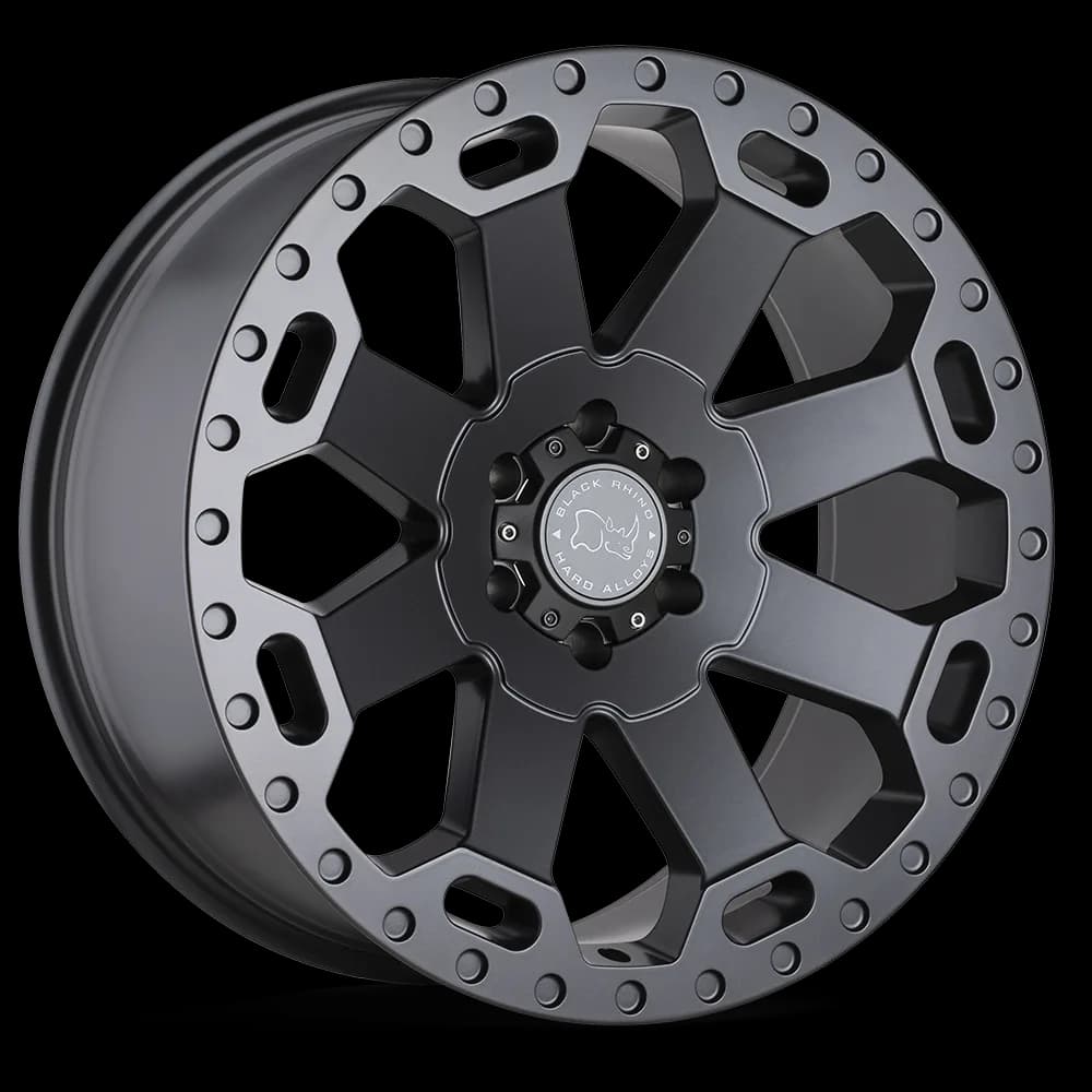Легкосплавний диск 18" Black Rhino Warlord 18x8 ET52 6x130 матовий графіт - фото My Tuning Lab