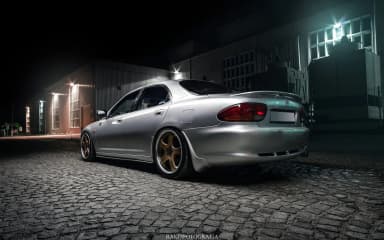 Накладки на пороги Maxton Mazda Xedos 6 (чорний глянець) - фото My Tuning Lab