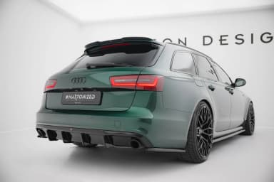 Задня накладка Maxton Audi A6 S-line Avant C7 - фото My Tuning Lab