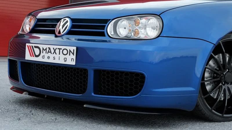Передній сплітер Maxton (Cupra Look) VW Golf IV R32 (чорний глянець) - фото My Tuning Lab