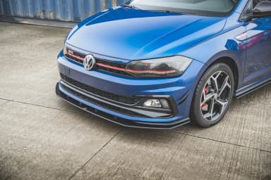 Передній сплітер Street Pro Maxton Volkswagen Polo GTI Mk6 - фото My Tuning Lab