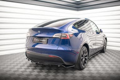 Задній сплітер (Z Dyfuzorem) Maxton Tesla Model Y - фото My Tuning Lab