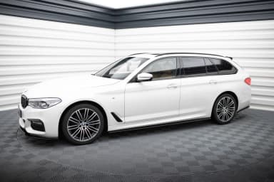 Накладки на пороги V.1 Maxton BMW 5 M-пакет / M550d / M550i G30/ G31 M-пакет - фото My Tuning Lab