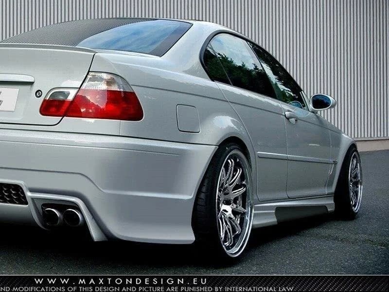 Накладки на пороги Maxton BMW 3 E46 4D Saloon < Generation V > - фото My Tuning Lab