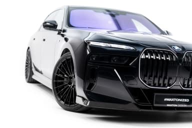 Karbonowy Передній сплітер Maxton BMW 7 M-пакет / M760e / i7 M-пакет G70 - фото My Tuning Lab