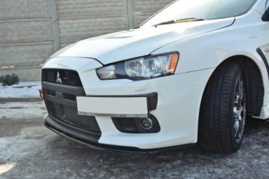 Передній сплітер Maxton Mitsubishi Lancer Evo X V.2 - фото My Tuning Lab