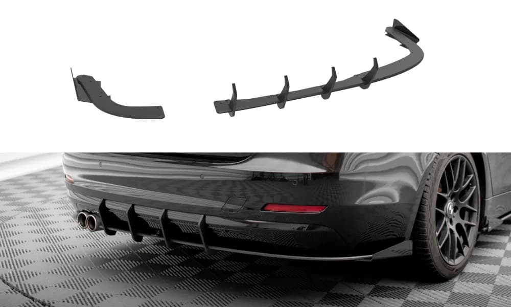 Задні сплітери Boczne Street Pro + Flaps Maxton BMW 4 Gran Coupe F36 - фото My Tuning Lab