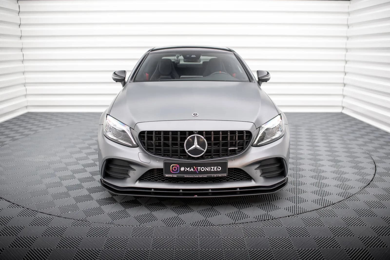 Передній сплітер Street Pro Maxton Mercedes-AMG C43 Coupe / Cabrio C205 Facelift / A205 Facelift - фото My Tuning Lab