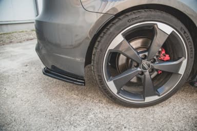 Задні сплітери boczne Maxton V1 Audi RS3 8V Sportback (чорний глянець) - фото My Tuning Lab