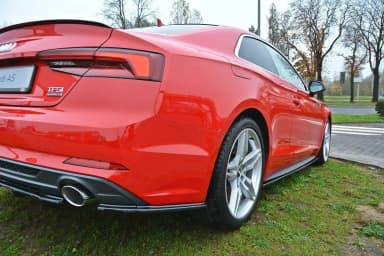 Задні сплітери Audi A5 F5 S-Line (чорний глянець) - фото My Tuning Lab
