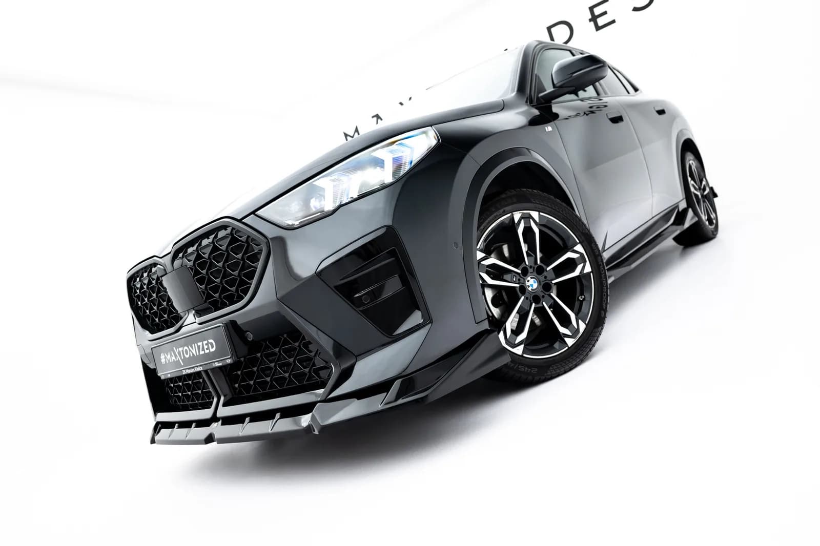 Передній сплітер Maxton BMW X2 M-пакет / iX2 U10 - фото My Tuning Lab
