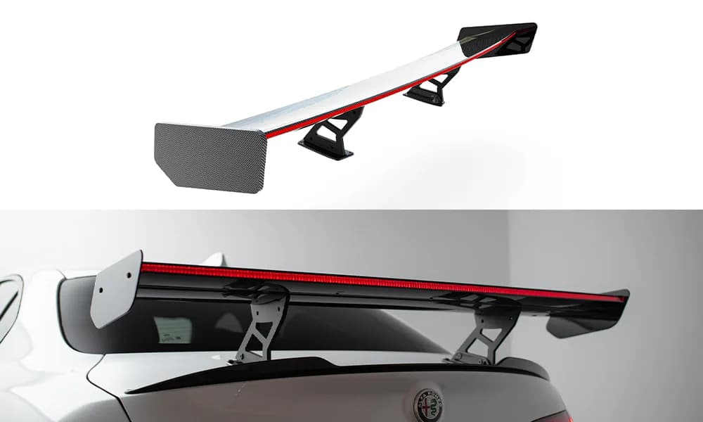 Karbonowy Spoiler + LED Maxton Alfa Romeo Giulia Quadrifoglio - фото My Tuning Lab