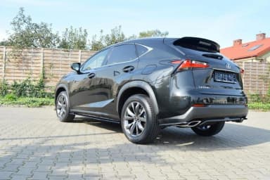 Задні сплітери boczne Maxton Lexus NX MK1 T (чорний глянець) - фото My Tuning Lab