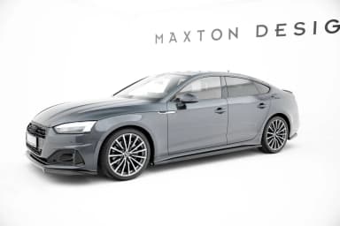 Накладки на пороги Maxton Audi A5 Sportback F5 Facelift - фото My Tuning Lab
