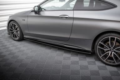 Накладки на пороги Street Pro Maxton Mercedes-AMG C43 Coupe / Cabrio C205 Facelift / A205 Facelift - фото My Tuning Lab