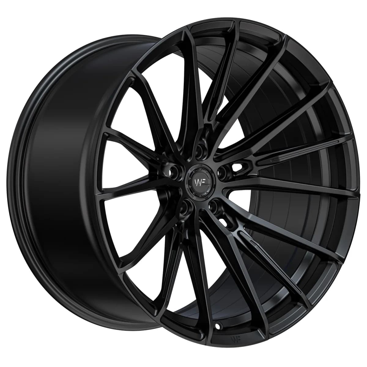 Легкосплавний диск 21" Wheelforce CF.4-FFR 21x11,5 ET17 5x112 глибокий чорний - фото My Tuning Lab