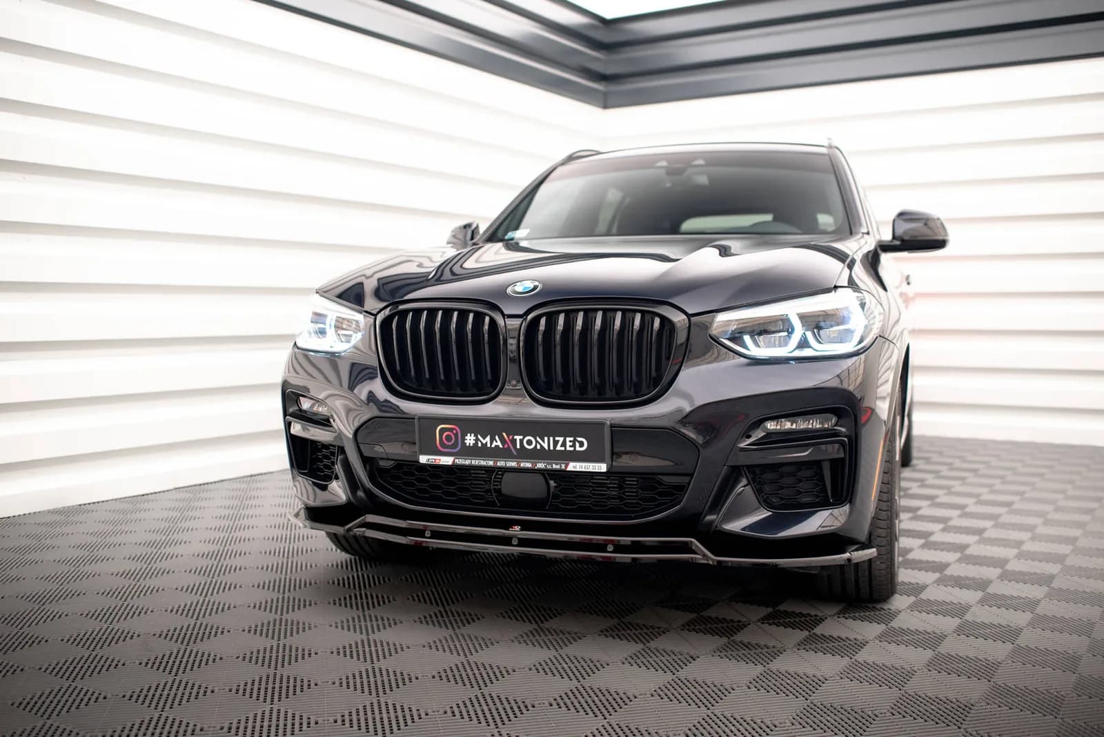 Передній сплітер V.1 Maxton BMW X3 M40d / M40i / M-пакет G01 - фото My Tuning Lab