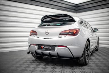 Задня накладка Street Pro + Flaps Maxton Opel Astra GTC OPC-Line J - фото My Tuning Lab