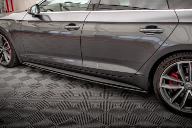 Накладки на пороги Street Pro Maxton Audi A5 S-Line / S5 Sportback F5 - фото My Tuning Lab