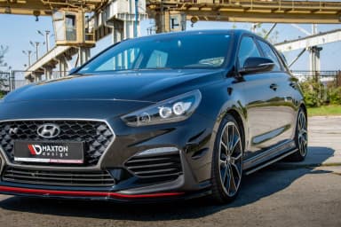 Канарди аеродинамічні накладки переднього бампера Maxton Hyundai I30 N Mk3 - фото My Tuning Lab