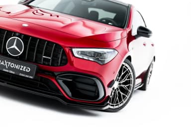 Передній сплітер V.4 Maxton Mercedes-AMG CLA 45 Aero C118 - фото My Tuning Lab