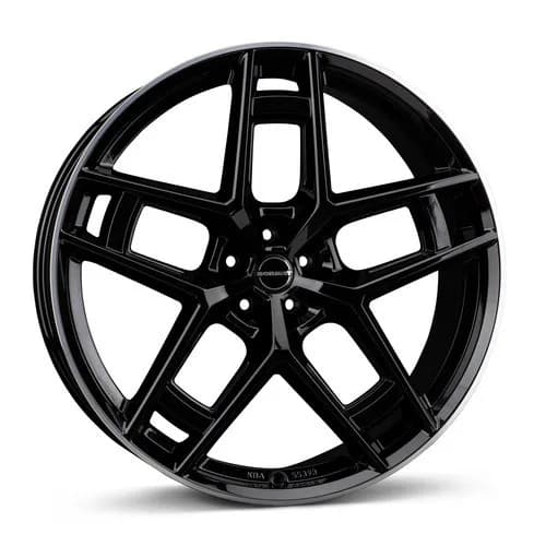 Легкосплавний диск 24" Borbet TF 24x10,5 ET20 5x112 чорний Rim полірований Glossy - фото My Tuning Lab