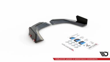 Задні сплітери Boczne V.2 + Flaps Maxton Mercedes-AMG A 45 S Aero Pack W177 - фото My Tuning Lab