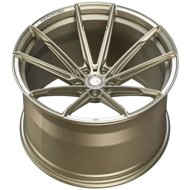 Легкосплавний диск 21" Wheelforce RACE.THREE 21x11,5 ET17 5x112 Light золотий - фото My Tuning Lab