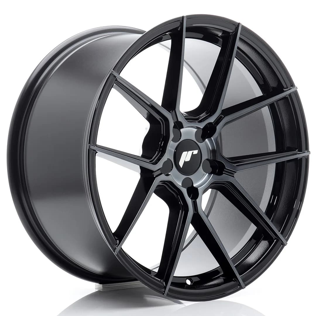 Легкосплавний диск 19" Japan Racing JR30 19x9,5 ET40 5x114,3 чорний Machined - фото My Tuning Lab
