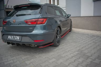 Задні сплітери Boczne V.4 Seat Leon Maxton Cupra Mk3 FL Sportstourer - фото My Tuning Lab