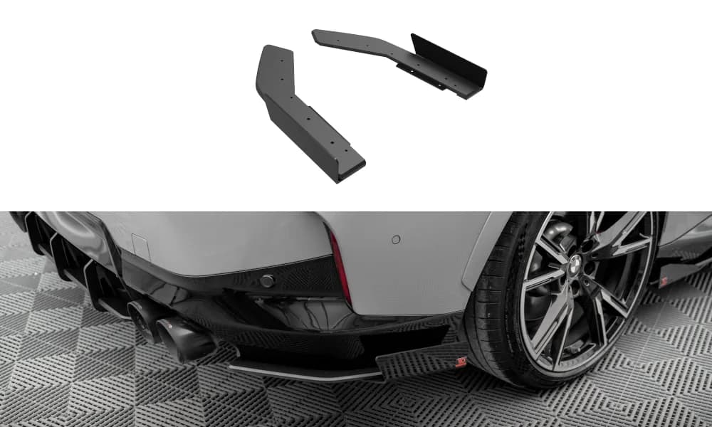 Задні сплітери Boczne Street Pro + Flaps Maxton BMW 2 Coupe M240i G42 - фото My Tuning Lab