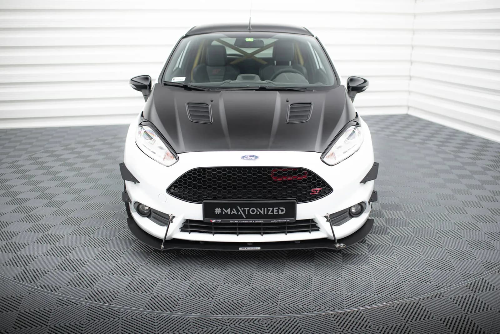 Передній сплітер Maxton Racing V1 Ford Fiesta ST MK7 FL - фото My Tuning Lab